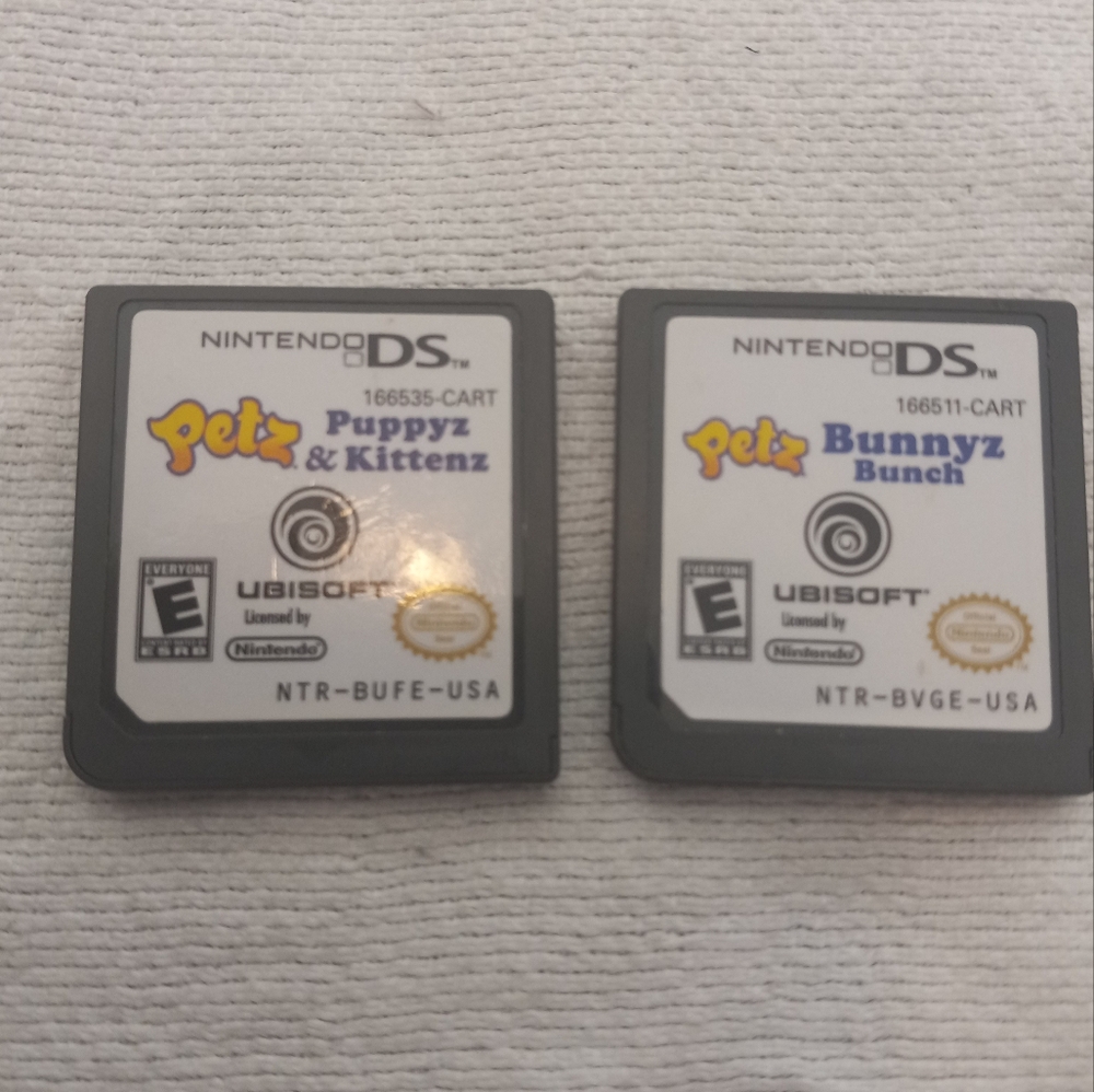 Petz Puppies & Kittenz Nintendo DS Cartridge (separate them to 2 games)